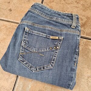 Chico's SO SLIMMING Regular Size 1 (32x30) Blue Wash Denim Jeans Bootcut
